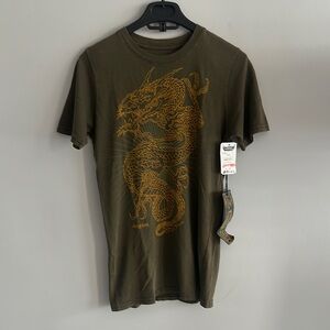 Wicked Quick Boys Short Sleeve Tee Green Dragon Size Med. 12-14 NEW WITH TAGS